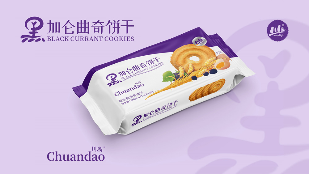 川岛饼干包装设计